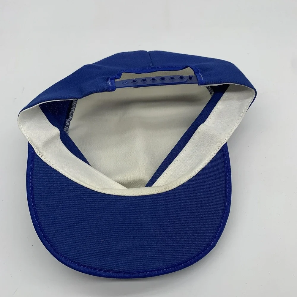 Vintage 1989 Cuyamaca 50K Run Hat Painters Hat Snap Back Blue Challenger Caps